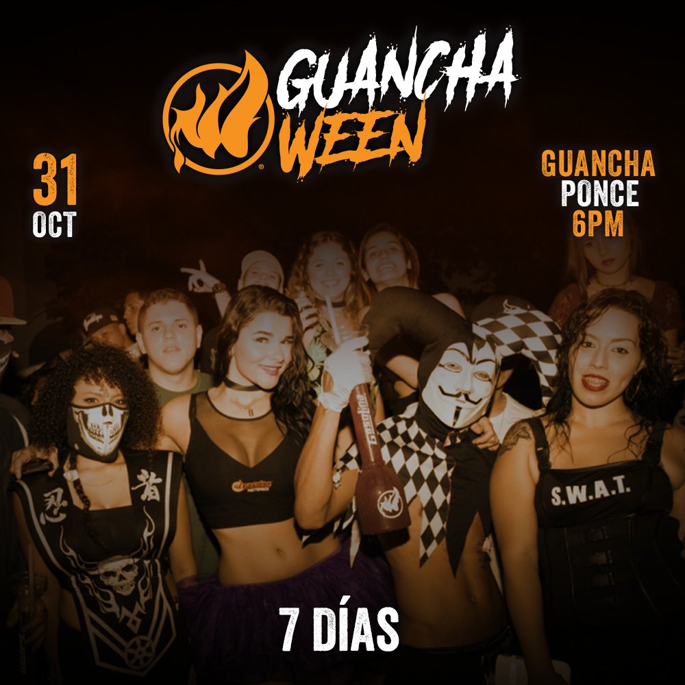 ¡Cada vez falta menos! ¡Nos vemos el 31de octubre en #GUANCHAWEEN! 😈