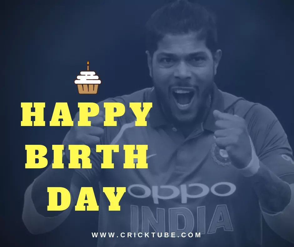 Cricktube wishes a very Happy Birthday to Indian fast bowler Umesh Yadav. 