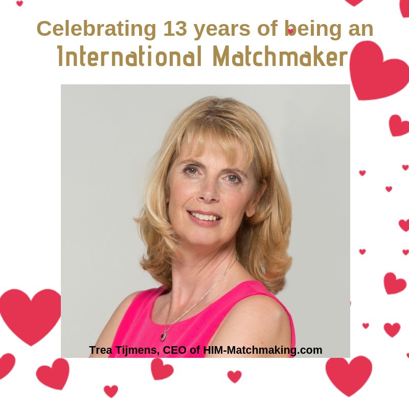 Celebrating 13 years of being an International Matchmaker 💘 As excited about helping my clients find love as when I started in 2005 #elitematchmaking