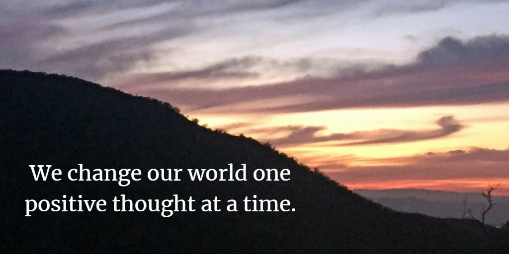 stradartz's tweet image. We change our world one positive thought at a time.