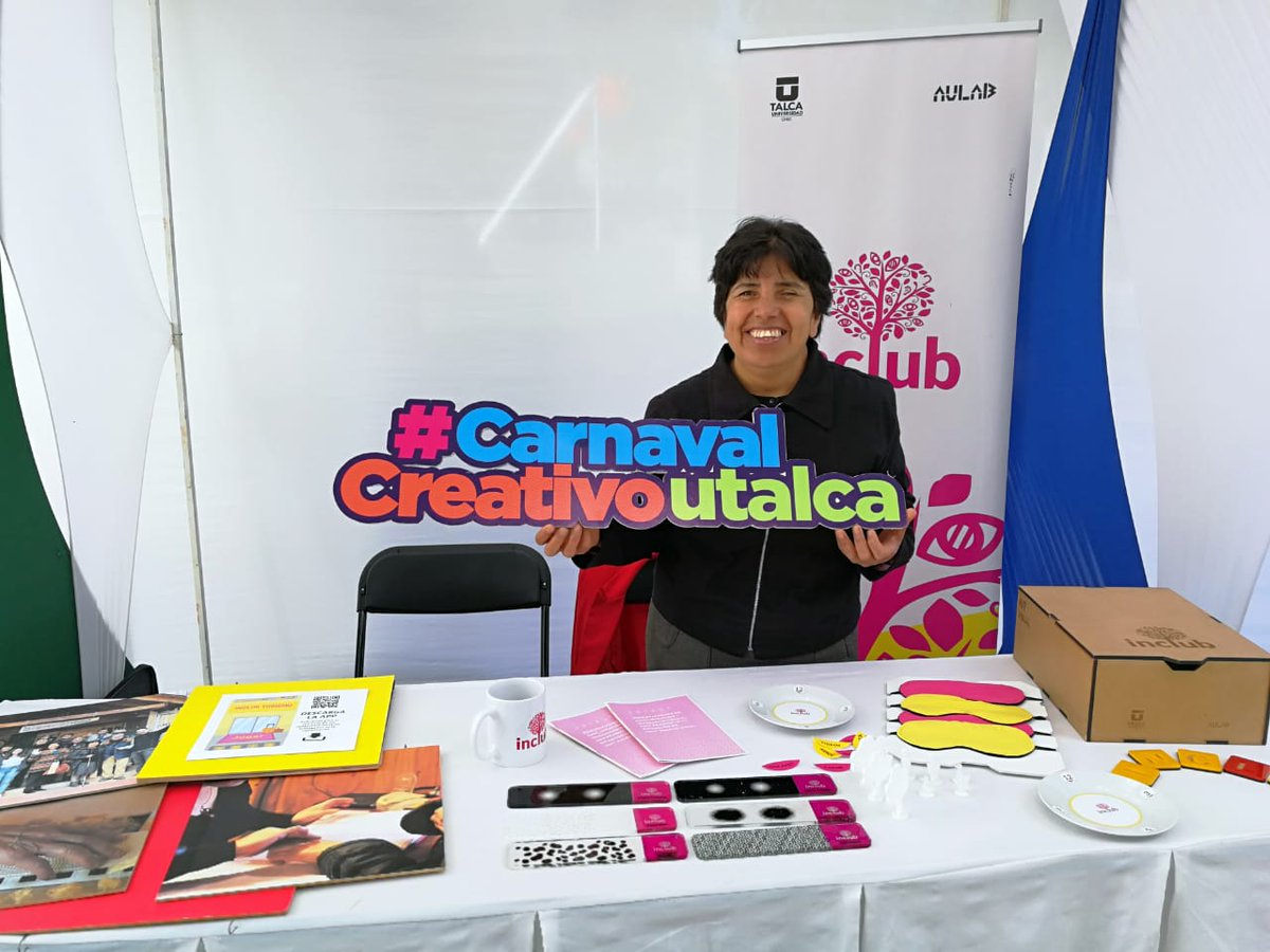oastudillo74's tweet photo. @_Inclub_ #inclusión en #turismo #social #Empresa de base tecnológica de @UTalca. Derribando barreras actitudinales que limitan la inclusión de persona ciegas en actividades turísticas. Participando en #CarnavalCreativoUtalca gran iniciativa  @DTT_Utalca @innova_region https://t.co/UDcImNAugx