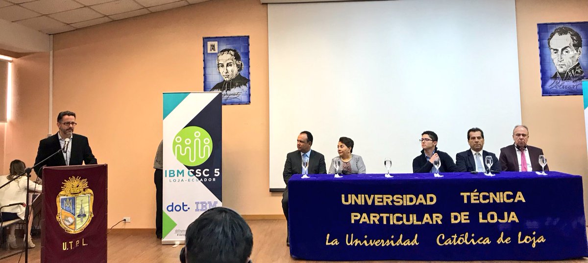 utpl's tweet photo. 📌Cierre de los Proyectos de Consultoría Corporate Service Corps (CSC) - #IBM Loja - Ecuador con la presencia de las instituciones beneficiadas del proyecto: @utpl @MunicipioDeLoja @prefecturaLoja @facesMicrofinazas #CSCEcu5 #IBMCSC https://t.co/aKDS6MogS2