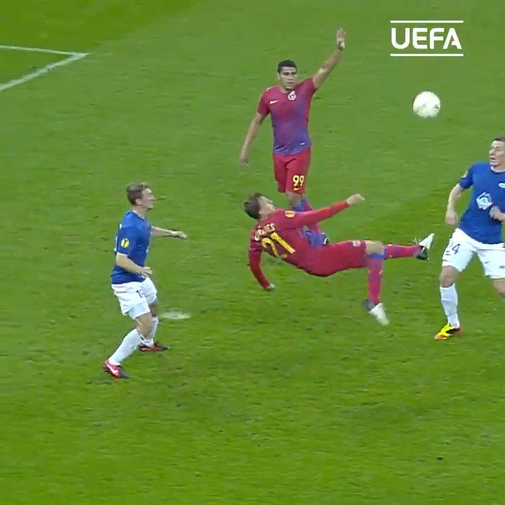   A stunning overhead kick! 

Happy birthday, Vlad Chiriche   