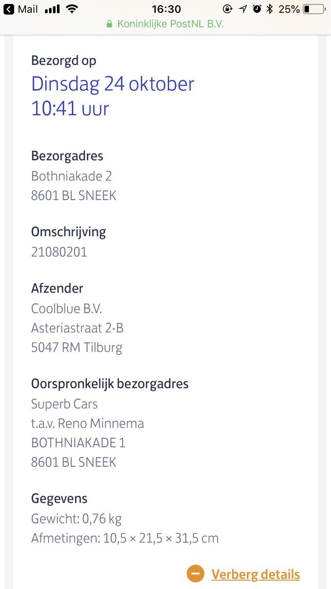 LaRimaaaa's tweet photo. @Coolblue_NL volgens mij is er iets misgegaan met mijn bezorging... dinsdag 24 okt? https://t.co/v7Kax92ZuV