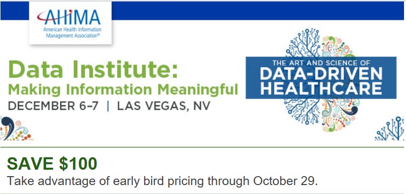 AHIMA Informatics tweet media