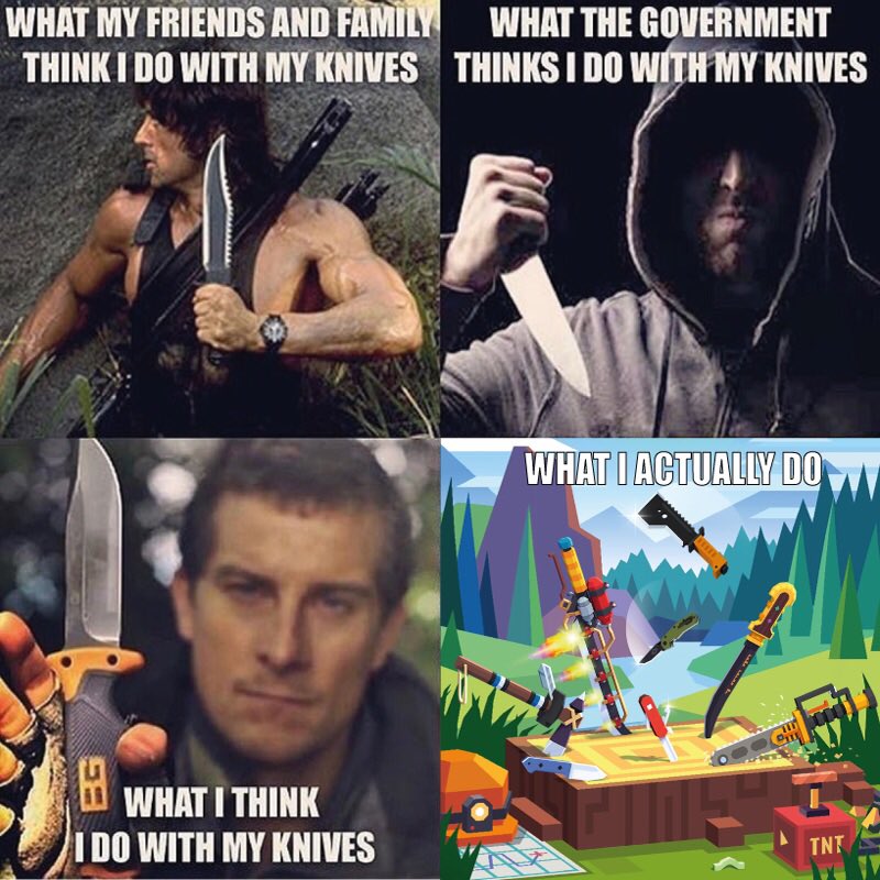 Play safely - go Flippy! ➡️ onelink.to/ksunr4 ⬅️🔪🗡⚔️ #flippyknife #googleplay #ios #knifecommunity #apple #android #instajokes #knifememe