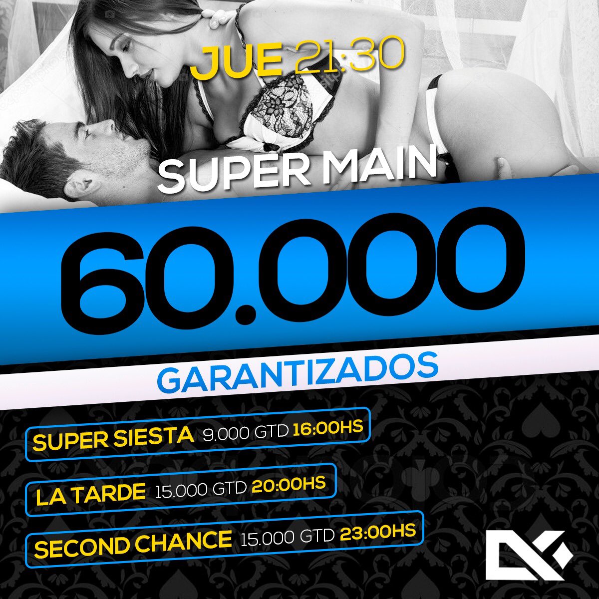 redarpoker's tweet photo. ♡ ♢ $60.000 GARANTIZADOS ♤ ♧
¿Queres ganar tu entrada? No dejes de participar en nuestros beneficios semanales en la publicación pineada a nuestro perfil!
#Poker #UltraMain #Juego #Garantizado #TorneosOnline https://t.co/8zAjRTw5Tb