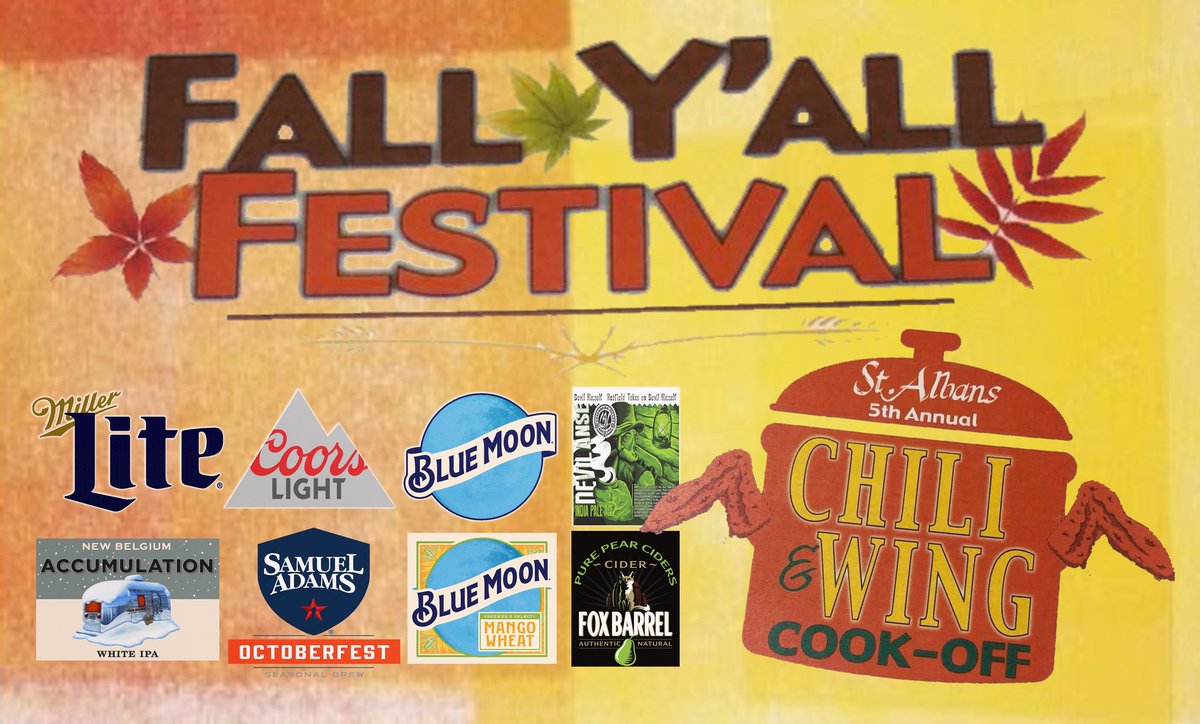CapitolBevCo's tweet photo. Family friendly event on Main St in St Albans. 11-5pm, this Saturday! https://t.co/Rvr81idSRo