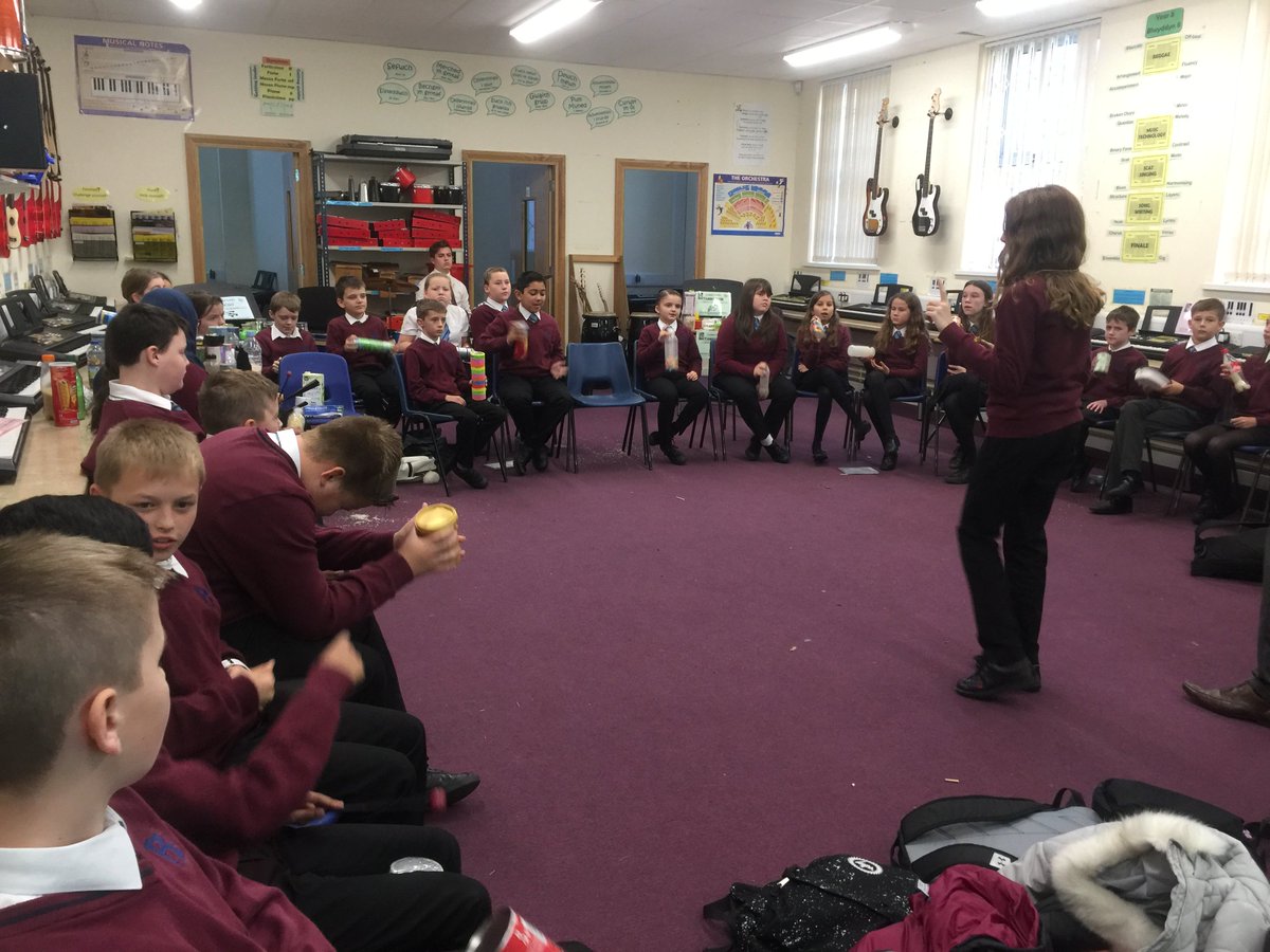 RadyrMusic's tweet photo. Well done Year 7!!

Fantastic Sambathon today - lots of enthusiasm, excellent home-made instruments and the beat didn't stop! Thank you to all who collected sponsorship - we will be using the money to repair and replace instruments 😀 https://t.co/wqBjUDXPa7