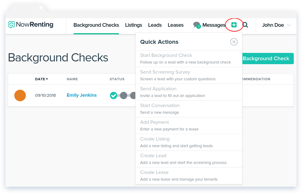 NowRentingcom's tweet photo. #WeeklyUpdate: We’ve added a new button to NowRenting’s top navigation bar. It pops up a list of links of the most commonly-used functionality, giving you speedy access to the features you use most, from anywhere in the application. #NowRenting https://t.co/qLlpl5GH6q https://t.co/hRpykywIer