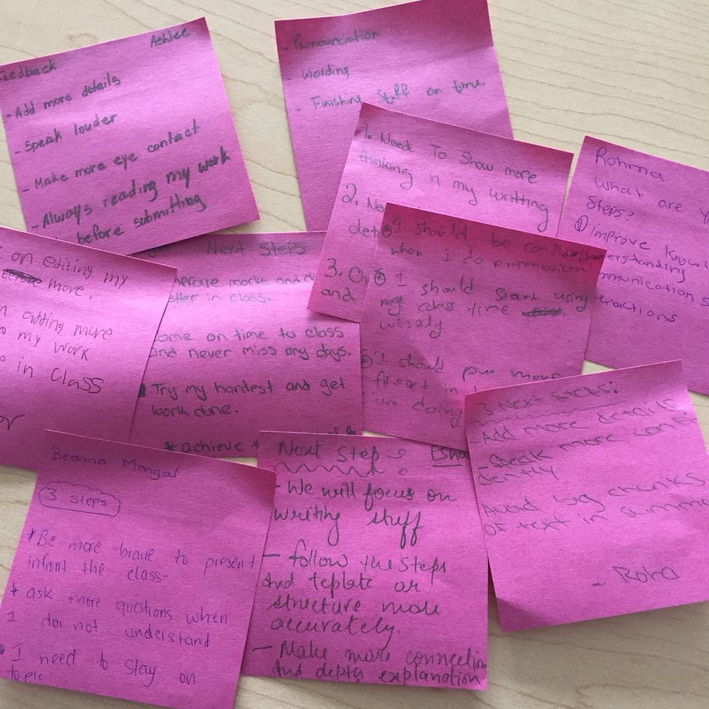 MrsFilliter's tweet photo. #OSSLC Ss spent time reflecting on what we have been learning (they were surprised by how much!), how we know how we are doing (@SesameHQ ) and our next steps. These 3 questions are what all @JeanAugustineSS Ss will answer at tonight’s student-led conferences #JASSlearns https://t.co/KBG8FK8CRE