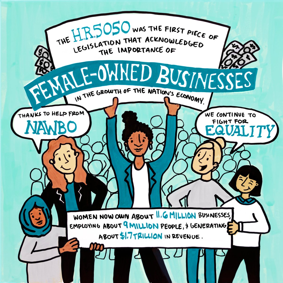 30 years ago today, a very special act was passed in congress: #HR5050 - The Women's Business Ownership Act. Here at Ink Factory we’re proud to be co-owned by two women (and one man!). Thanks #NAWBO for paving the way for businesses like ours. #30yearanniversary #WBO