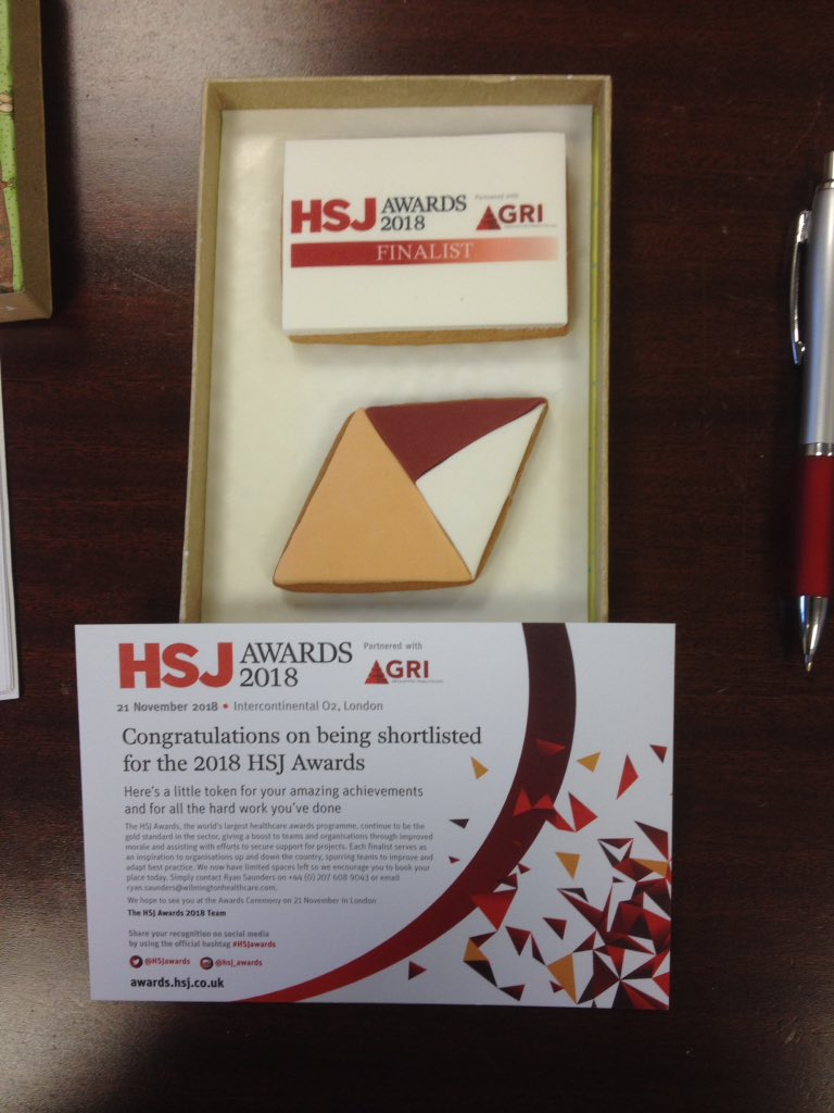 Thanks <a href="/HSJ_Awards/">HSJ Awards</a>; very proud that @QEGateshead and the Gateshead Care Partnership (that we work in with key local partners) have both been shortlisted!