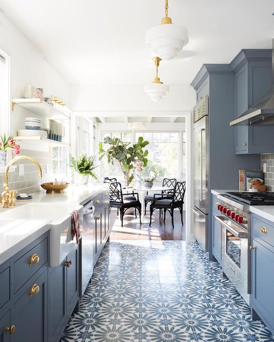 ✨ This kitchen is a DREAM ✨

Give me your thoughts on gold accents and statement patterned floors!! Fad or here to stay? 🤔

#NuscaRealEstate #DreamKitchen #RemodeledKitchen #KitchenDesign #DesignerHomes