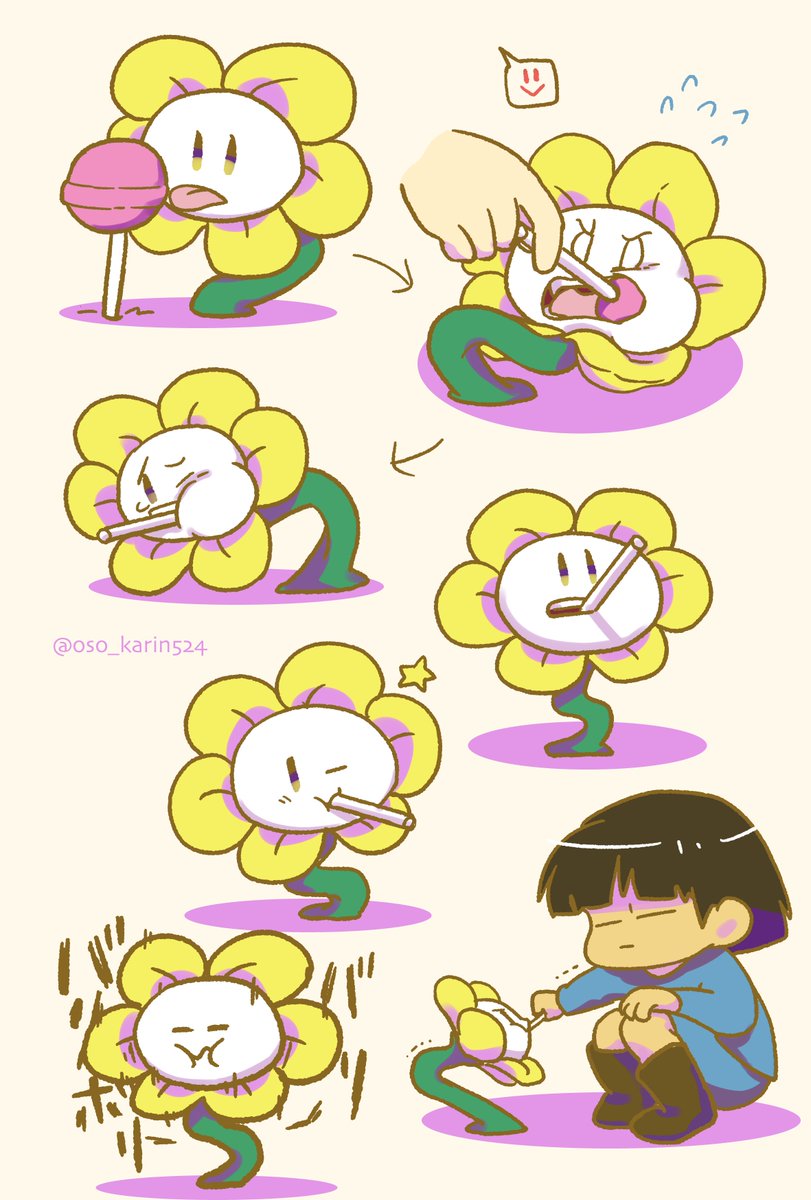 お花のフラウィちゃんイラストまとめ Flowey Fanart