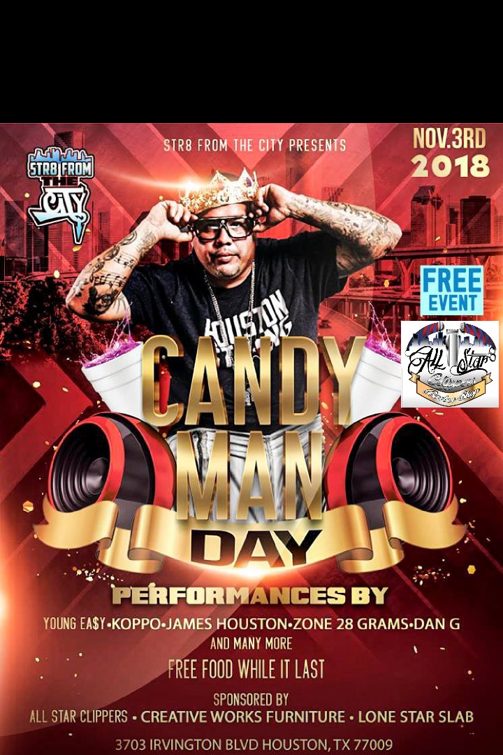 candyman20099's tweet photo. CANDYMAN DAY NOV 3RD COME OUT AND CELEBRATE.. https://t.co/AIGAKnoiWd