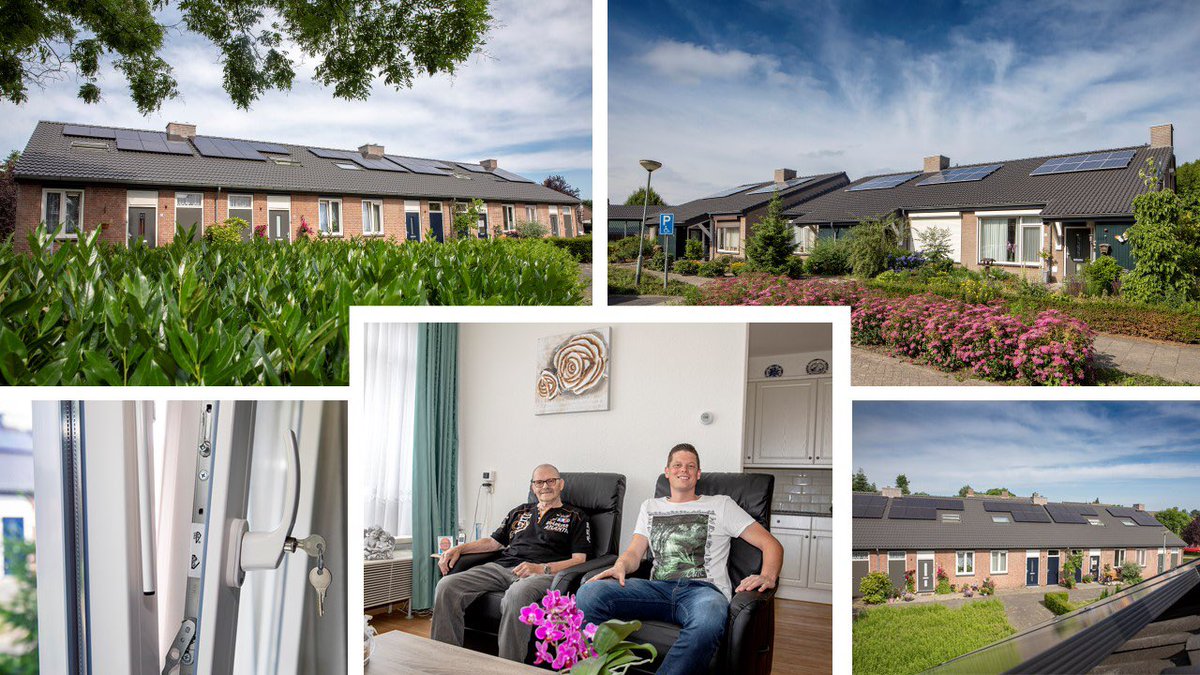 Naast een enorme sprong in energiebesparing ook lachende bewoners, daar doen we het voor!Weer 17 woningen opgeleverd  in #Hegelsom en #Sevenum. Bedankt #ketenpartners Energie #onderhoudplus!