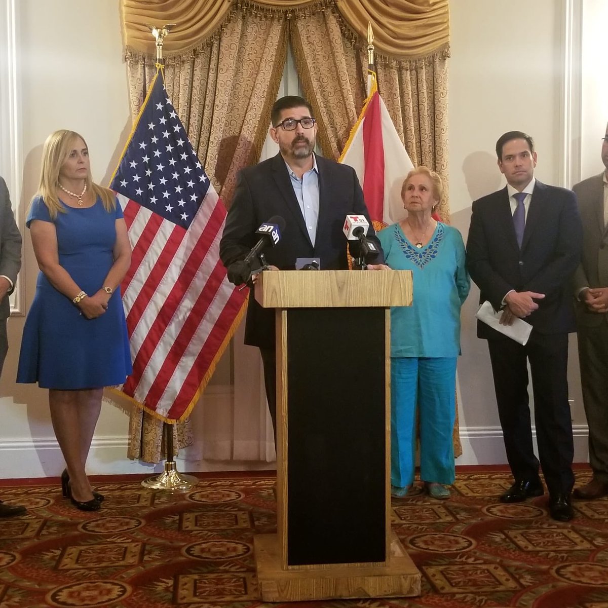PresMannyDiazJr's tweet photo. Thanks to Senator @marcorubio for putting together this opportunity to make sure that the residents of Miami Dade know what’s at stake in this election, we are very excited about our GOP Team! #MDJ2018 https://t.co/UIkQ5moaq6