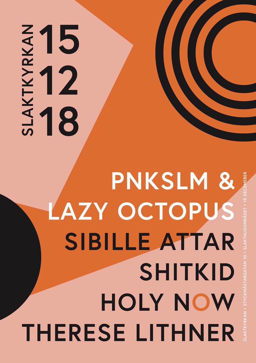 Punk Slime (@pnkslm) on Twitter photo .<a href="/SibilleAttar/">Sibille Attar</a> and Therese Lithner joining <a href="/shitkidmusic/">ShitKid</a> and Holy Now for our Christmas party with <a href="/LazyOctopusRec/">Lazy Octopus Records</a> on Dec 15! Tickers & details: facebook.com/events/3052631… .<a href="/SibilleAttar/">Sibille Attar</a> and Therese Lithner joining <a href="/shitkidmusic/">ShitKid</a> and Holy Now for our Christmas party with <a href="/LazyOctopusRec/">Lazy Octopus Records</a> on Dec 15! Tickers & details: facebook.com/events/3052631…