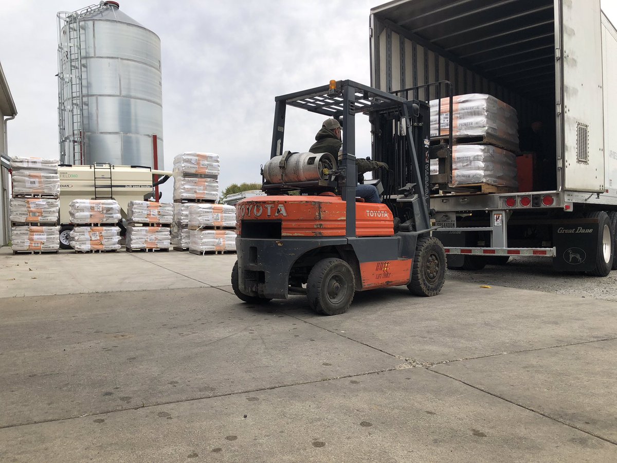 #spring19 has arrived!  Well, sort of.... #1st load seed for #plant19 is here.  @timothypbaker <a href="/jacobmbaker215/">Jake Baker</a>