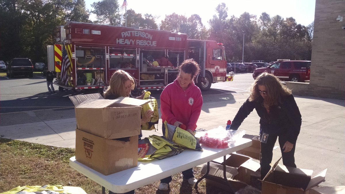 Thanks to the Patterson Fire Department for reviewing Fire Safety with all of our MPES students today. They even gave each student a special Fire Safety tote bag!