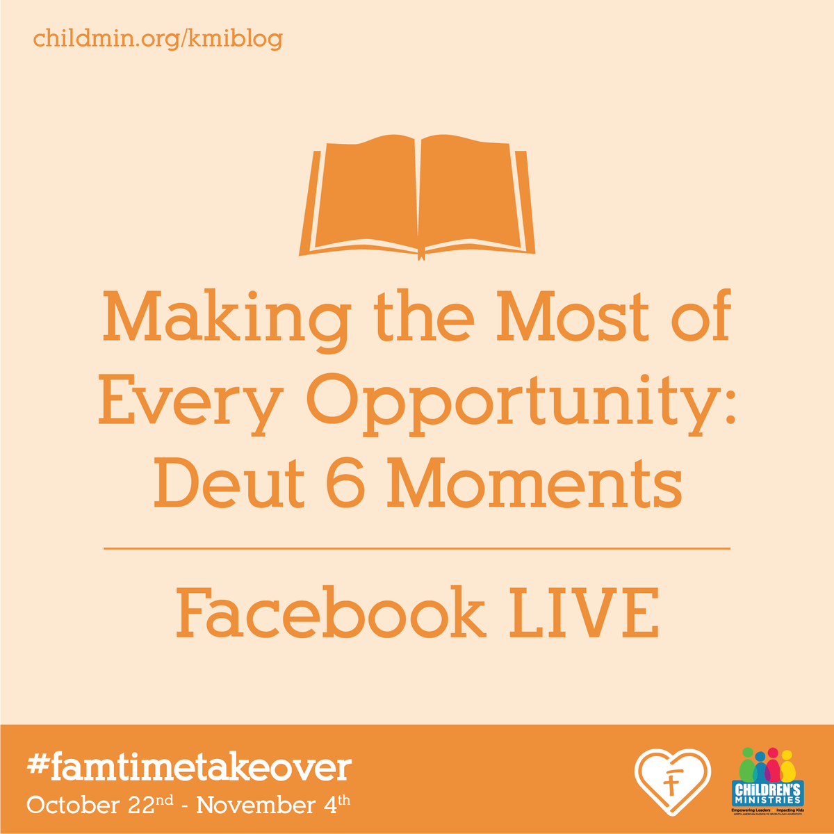 ChildsMinNAD's tweet photo. Are you ready for tomorrow? https://t.co/59h8t4iyBd will be back for some more wisdom at 11am EST TOMORROW! Stay tuned! And don't forget to check https://t.co/tUaslTD8sL DAILY for more resources! #Famtimetakeover #ChildMin #Parents #Parenting https://t.co/6fl6b7Ux9y