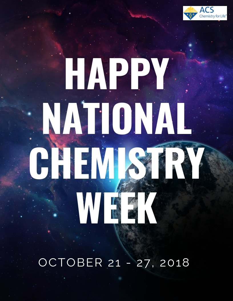 SpelmanElements's tweet photo. Chemistry is out of this WORLD! Happy national chemistry week!! https://t.co/fyOmLGmGi2