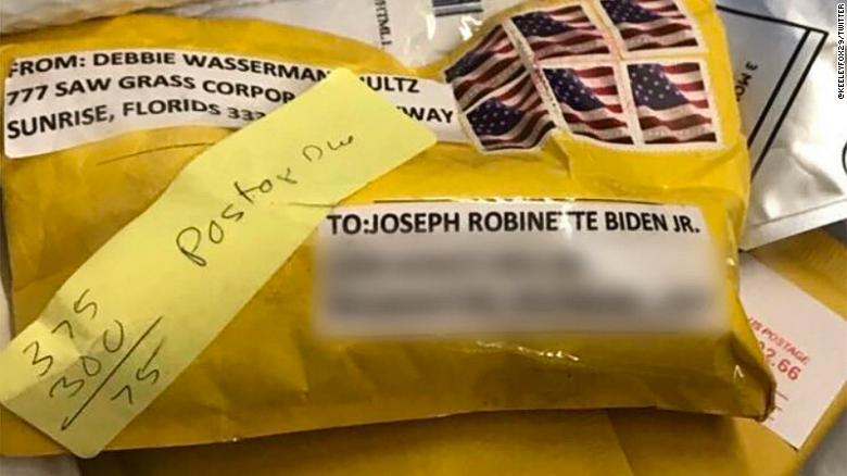 PotatUS_45's tweet photo. Folkes, we know who the #MAGABomber sending pipe bombs to Joe Biden and Robert Di niro is, none other than nasty woman Debbie Wasserman Schultz. Her name is right there on the return address!!! The fbi and mainstream media are so dumb. OBVIOUS!
#VoteBlueToEndThisNightmare https://t.co/Hl0588nHRJ