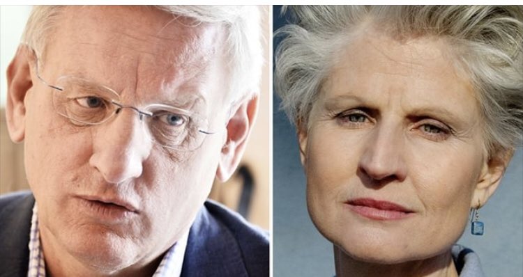 ClaesClasse's tweet image. Något säger mig att Ulf K inte vill att Carl Bildt skall komma för nära..
#evilplot
