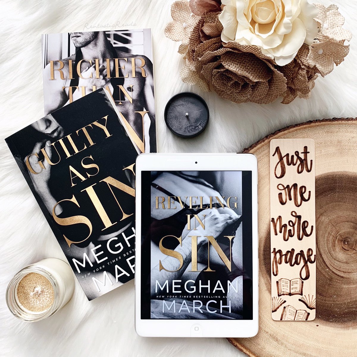 RentasticReads's tweet photo. • REVIEW •
#RevelingInSin (Sin Trilogy, #3) by @Meghan_March
✒️ https://t.co/lRdo0D5Se7
👉🏼 https://t.co/N0fcYVXhY0
#5Stars #MustRead #SinTrilogy #MeghanMarch https://t.co/BOHiBigofc
