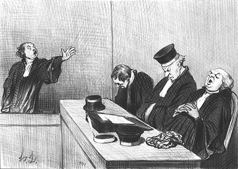 lawyer falling asleep