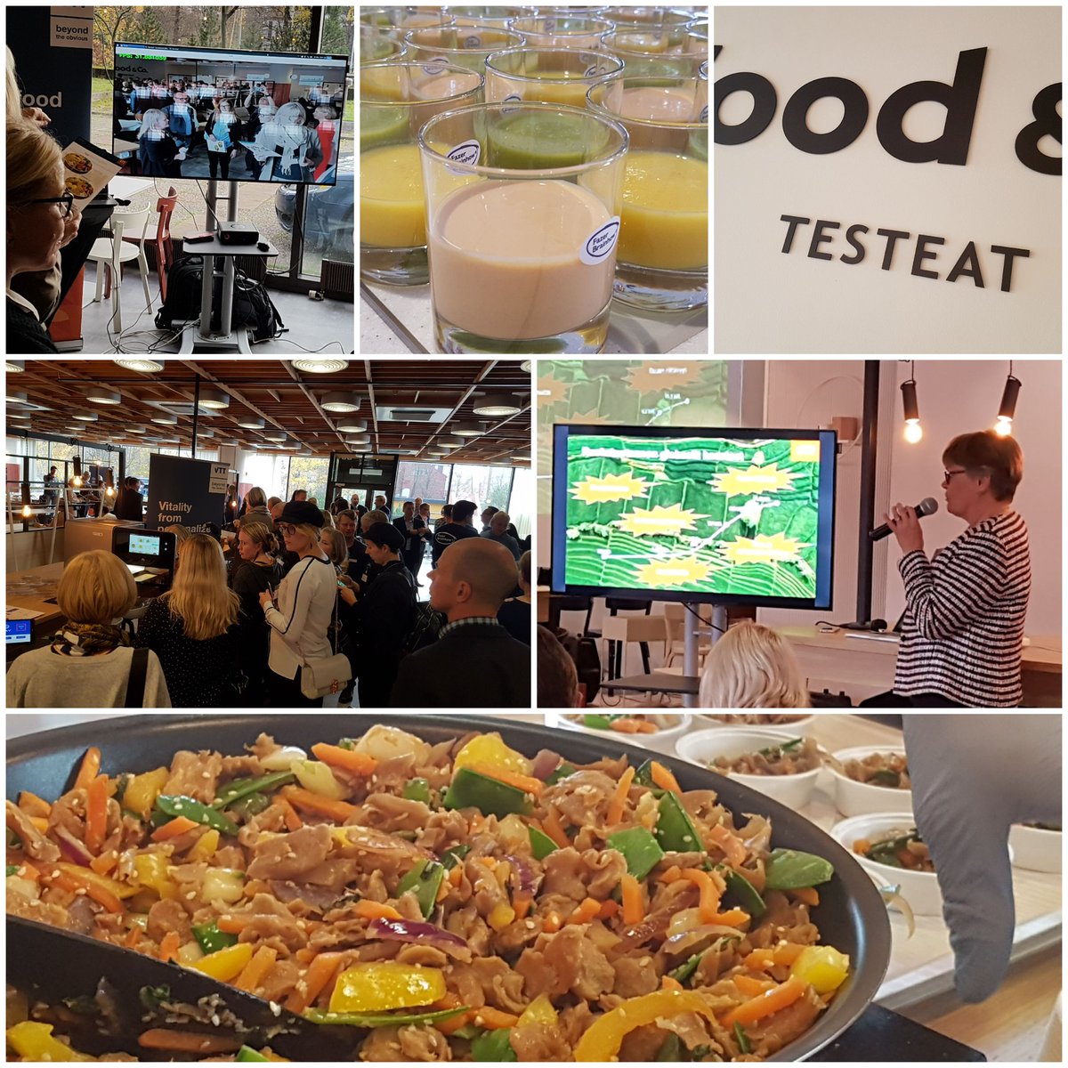 VTTFinland's tweet photo. Research & piloting restaurant #TestEat was opened today in Helsinki by @FazerSuomi @ibmfinland & @VTTFinland #createfood https://t.co/gveQ6tnLzP