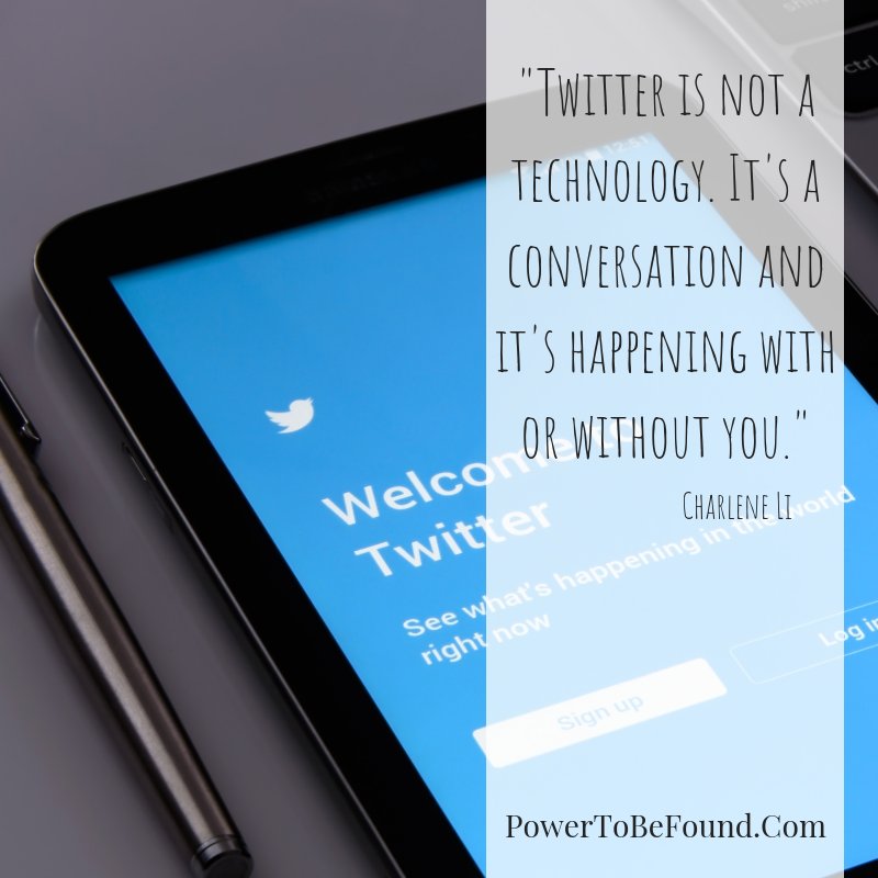 Power2BeFound's tweet photo. Twitter is not technology, it is a conversation. #thursdaythoughts hashtag#twitter hashtag#socialmediamarketing hashtag#powertobefound  https://t.co/AmU3Q0JnOW https://t.co/oQNxif0cC4