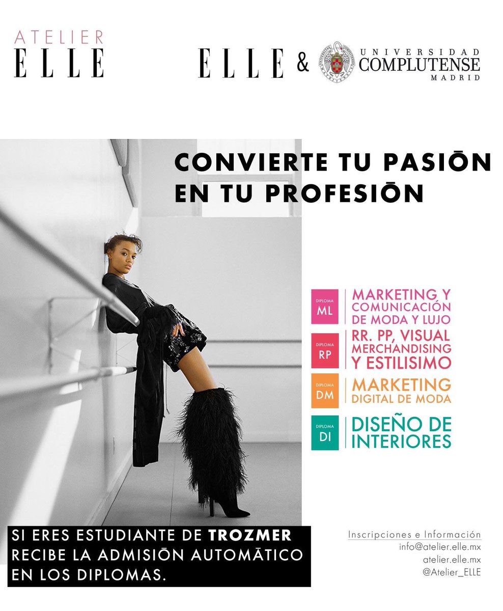 Trozmer Cursos Y Diplomados Atelier Elle No Te Los Puedes Perder Punto30 Tuhistoriacomienzaaqui Atelierelle