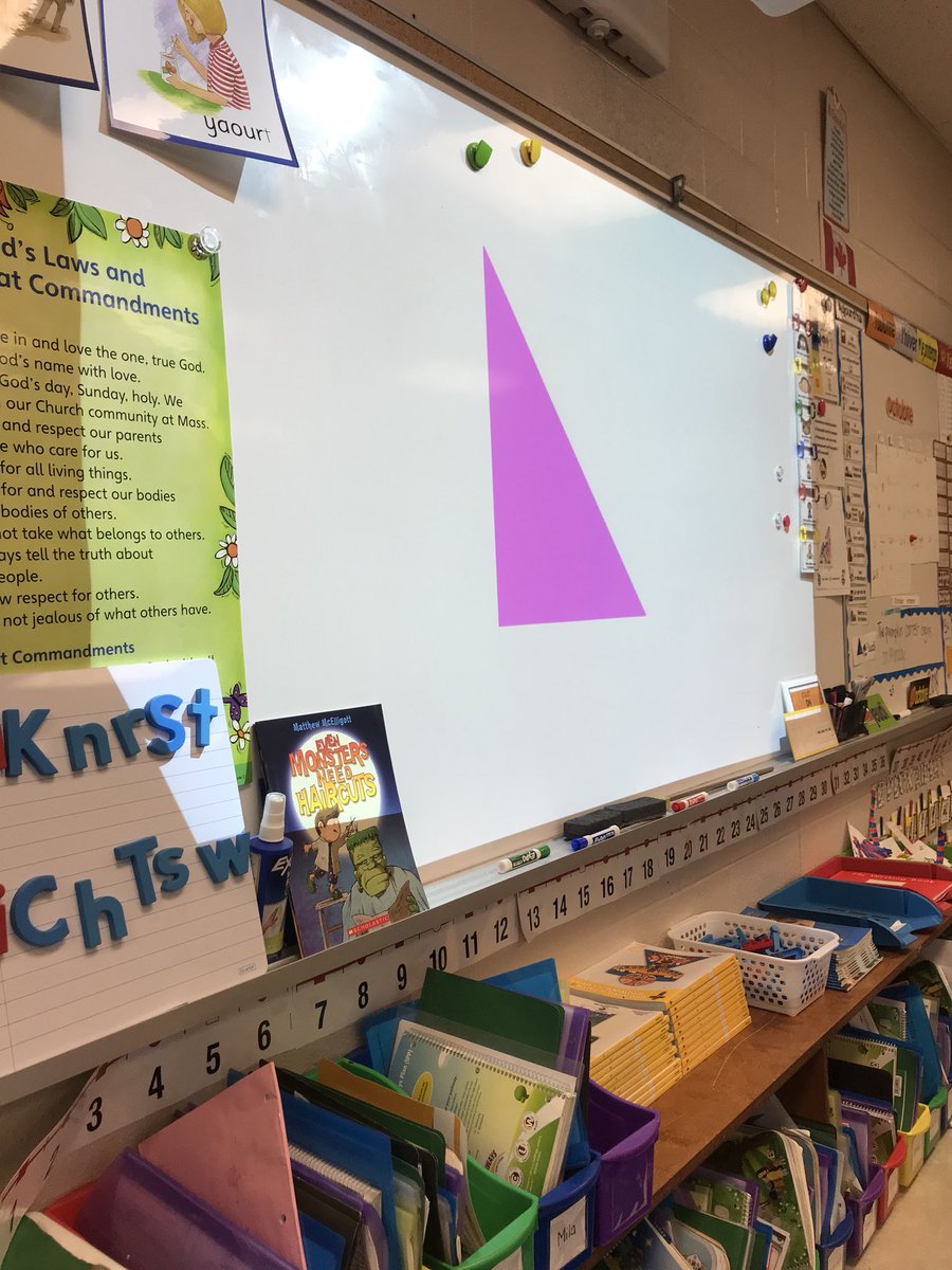 MadelleCollins's tweet photo. “Is this a triangle?” What a discussion this led to! #GeometricProperties #MathMisconceptions https://t.co/M1xU7yT6zU