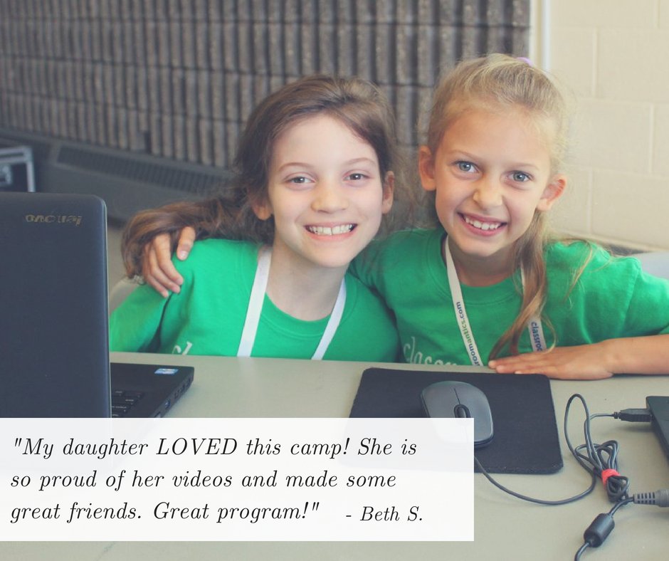 ClassroomAntics's tweet photo. Check out what our campers' parents have to say about Classroom Antics! https://t.co/3x5tbwebLB