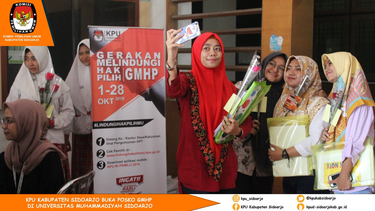 KPU KABUPATEN SIDOARJO BUKA POSKO GMHP DI UNIVERSITAS MUHAMMADIYAH SIDOARJO.
kpud-sidoarjokab.go.id/content/news/k…