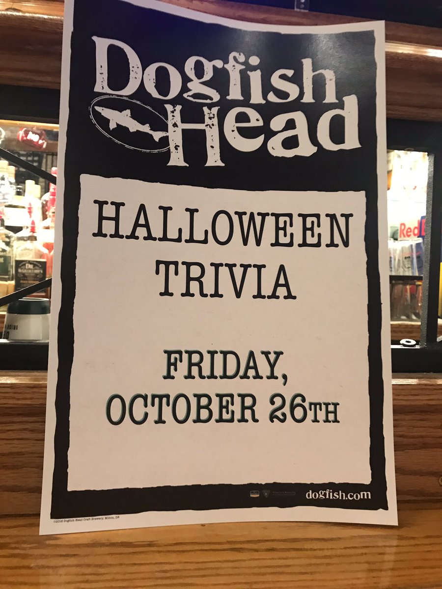 KeeganWCB's tweet image. Trivia tomorrow at Professor Joe’s. Tapping @dogfishbeer Punkin and Flesh &amp;amp; Blood and @FountainSqrBrew Count Nibula