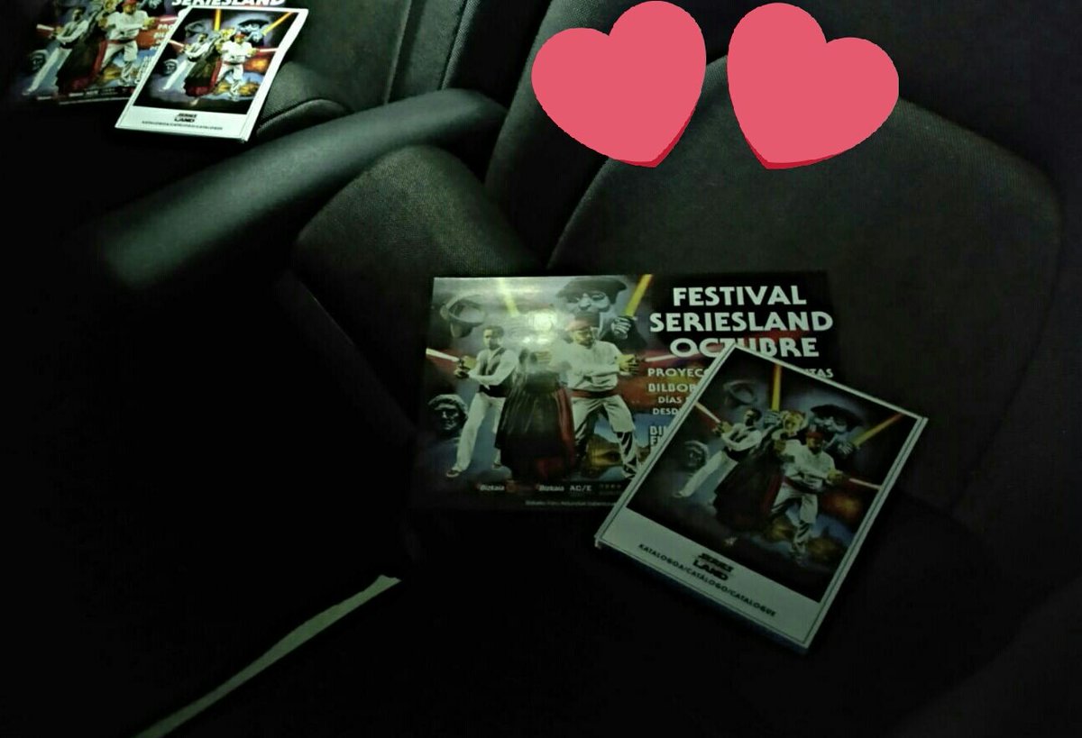 Ya tenemos merchan nuevo para el Laboratxoko. Eskerrik asko #bilbaoseriesland por esta proyección de #ANDeROID en pantalla de cine!!! 🔝