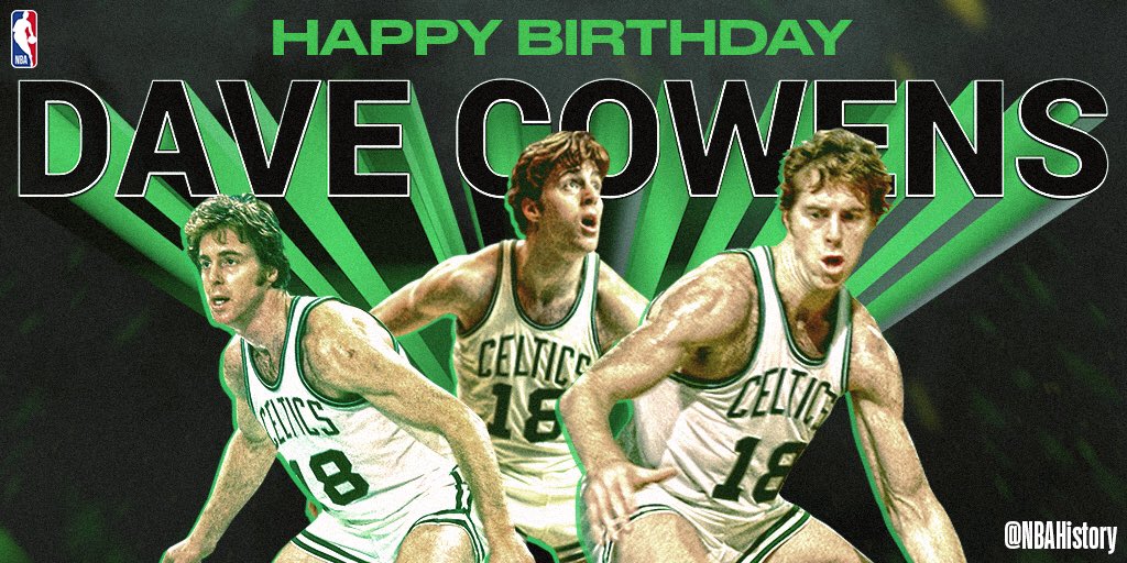 Happy 70th Birthday to 7x 2x champion, 1972-73 NBA MVP & inductee, Dave Cowens! 