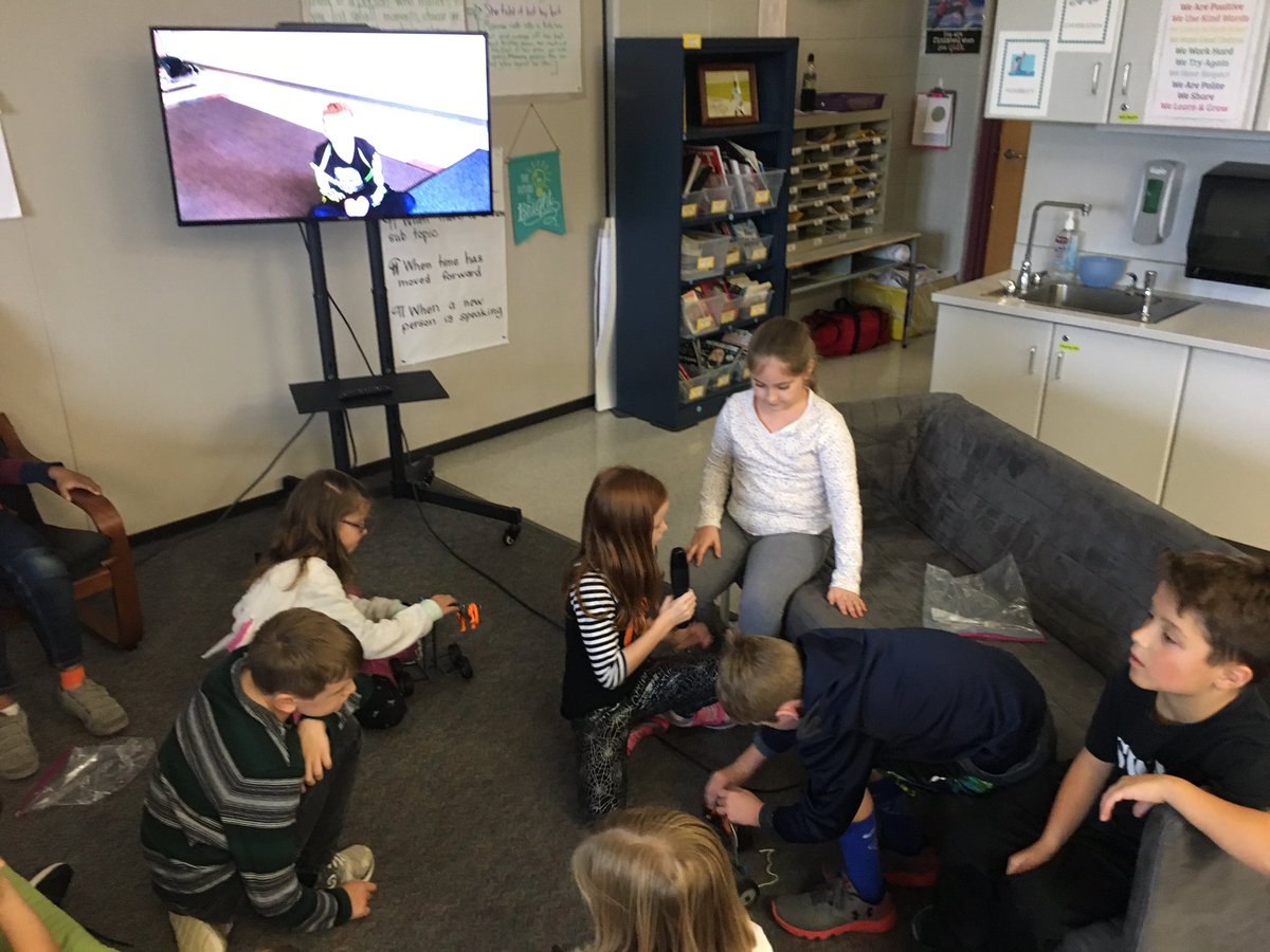 Sparty_Mr_Perry's tweet photo. Presenting our "Tiger Rescue" machines.  #wmlearn #sascompass. https://t.co/OVLAKQZogw
