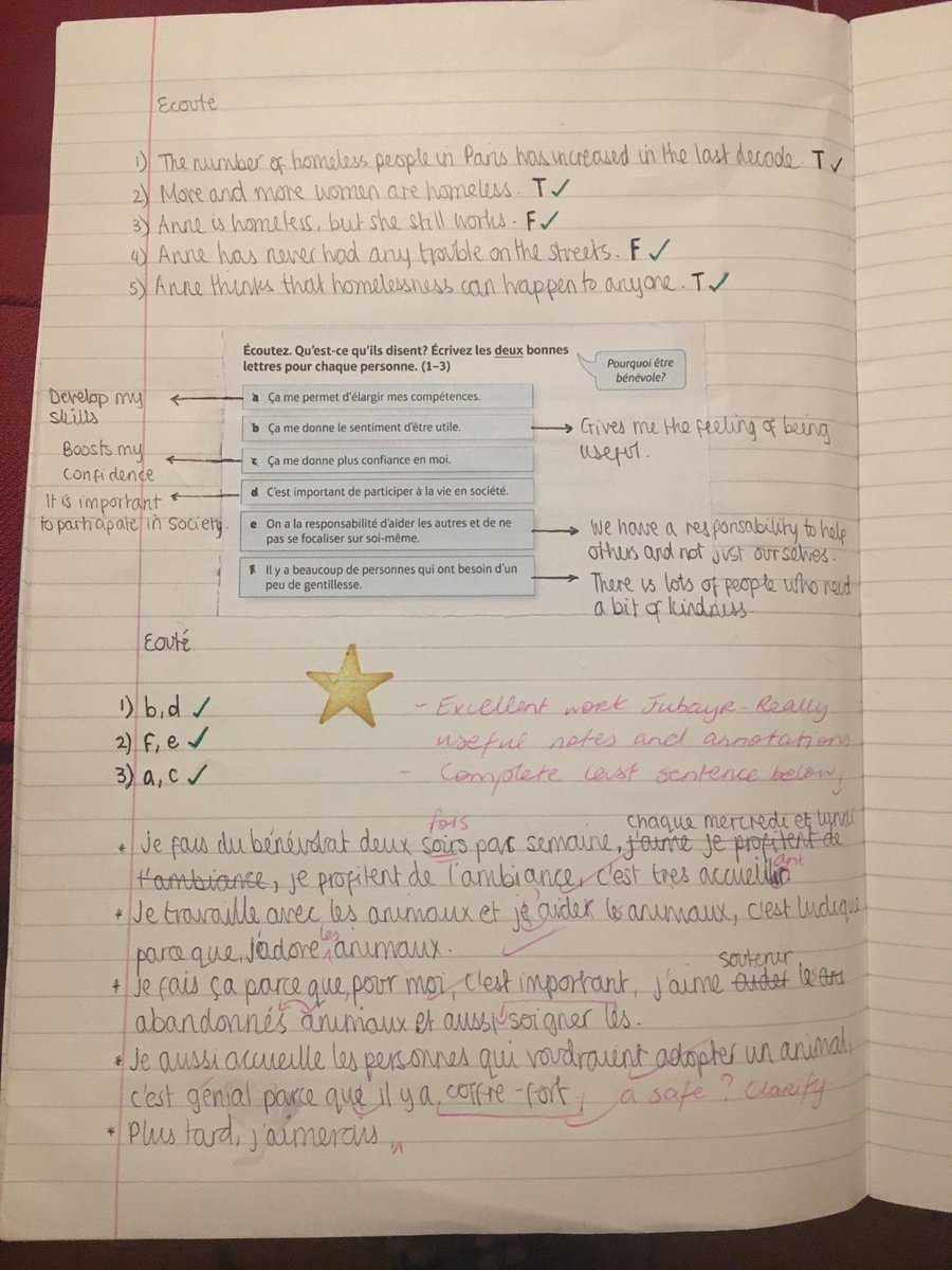 When a student takes such clear pride in their work 👌