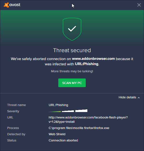 diegueno's tweet image. Between @avast_antivirus @adobe and/or @mozilla, who do I talk to about this warning? #TechSuport #Windows