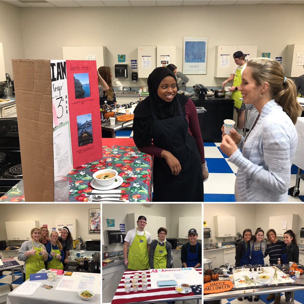 MrEmanuelYoung's tweet image. Favorite day of the year!!! Just got done judging Mrs. Hashley’s ProStart 2 Soup Competition 🍜. Later today it’s dessert with the Cookie Competition 🍪! 
#SoTasty