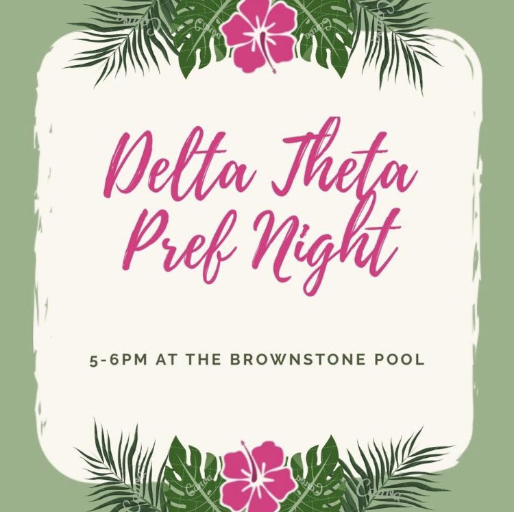 emily_anne016's tweet photo. TONIGHT. BROWNSTONE POOL. 5-6. We hope to see you there for our LAST rush week event!!π
And donβt forget to #rushdelta π https://t.co/eVrGbLIWeZ