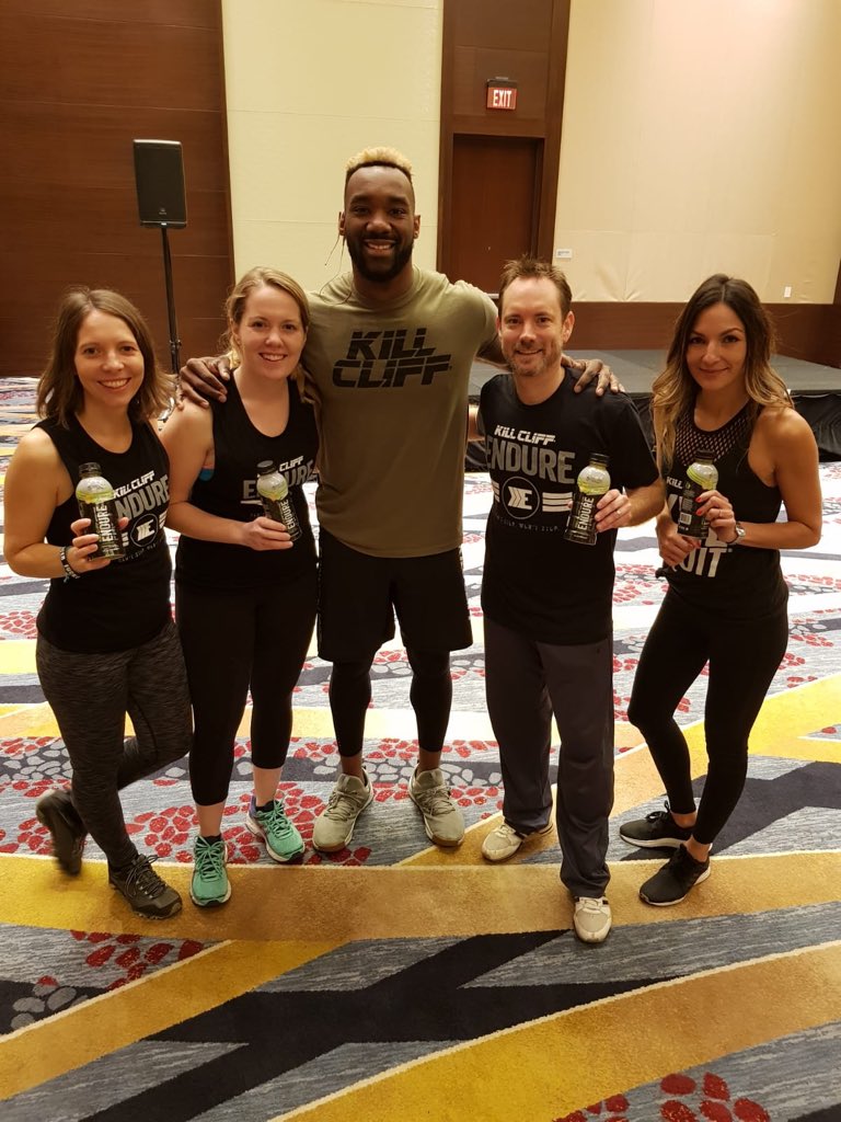 6 AM Bootcamp at #FNCE2018 powered by #palatinose and #killcliff #beneo ! 💪