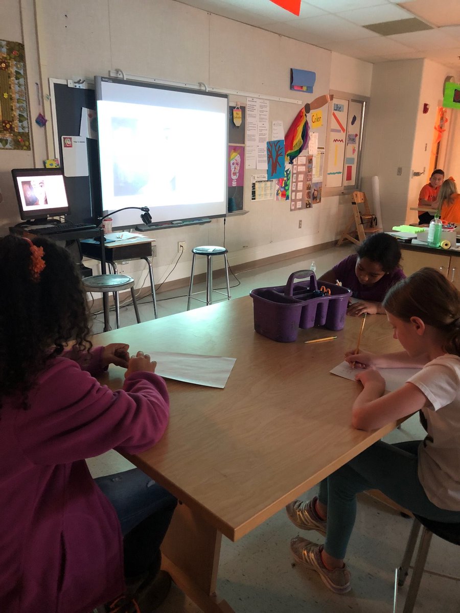 POESAACPS's tweet photo. This week in Art Class students have been exploring the concept of empathy and understanding others better. Perfect way to help us understand and accept one another! #UnityDayEveryday https://t.co/WxVLycZ95D