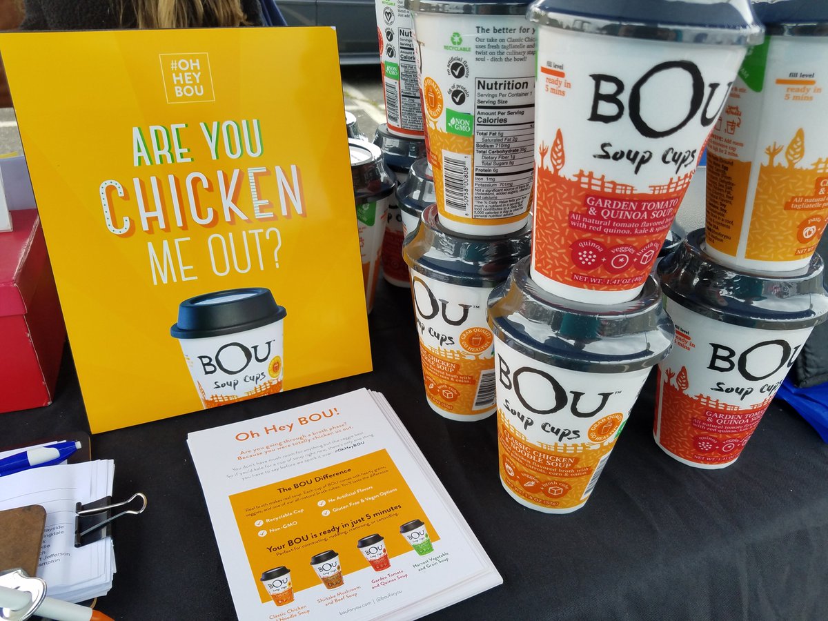 teaberryvilla's tweet photo. Everyone at the car show wanted to try @bouforyou Soup Cups! I only wish I had hot water ready for them! Try these delicious, easy to make, all natural, low salt soup cups as a snack or a meal! Get them on at @WholeFoods #mkbou #ad #fall #brrr https://t.co/XgbQrDZbls