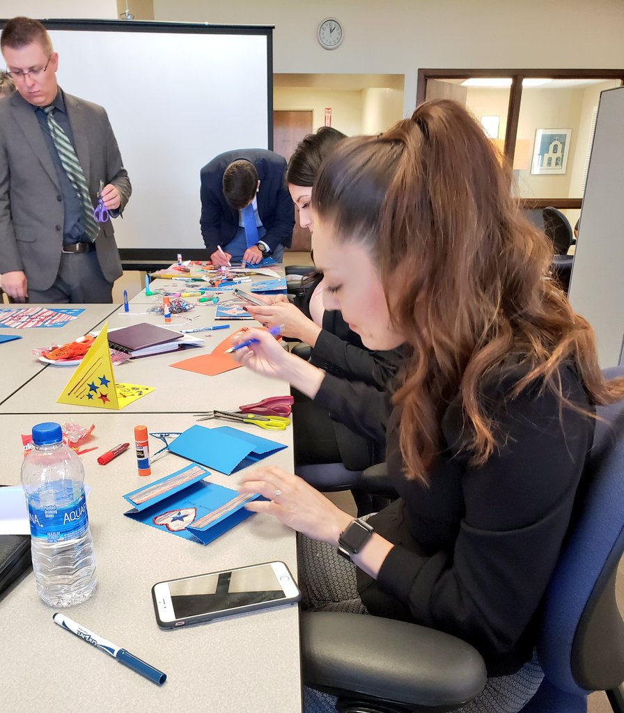 'You are a HERO!' One of the sentiments written by #Tucson @BankofAmerica teammates during our #Troopappreciation cardmaking event. #bofavolunteers support #Military! #MSAG