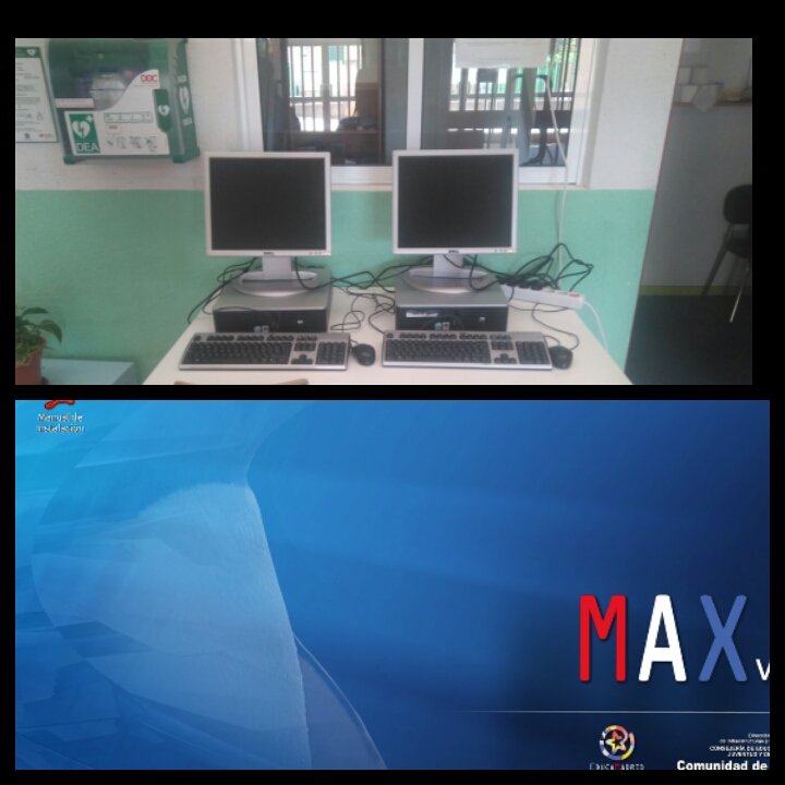 CeipCisneros's tweet photo. ¡Atención familias! Podéis ver nuestra web de @educamadrid convocatorias de becas, recursos educativos,... a través de los equipos informáticos situados en la  entrada de nuestro centro con @MAX_MAdridlinuX a vuestra disposición. @pedrosaeftic https://t.co/QuDdN8jBV8